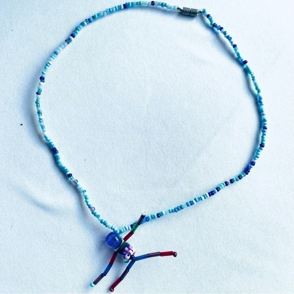 Handmade Beaded Necklace - "La Danseuse" (The Female Ballet Dancer) - Picture 6 of 7